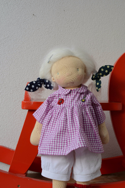 ooak set of outfits for 17" doll PINK