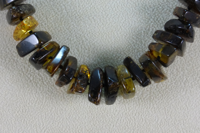 <u>Baltic Amber Necklace - Polished Unique Rustic Amber</u><br>$59.96 w/ discount code: 25