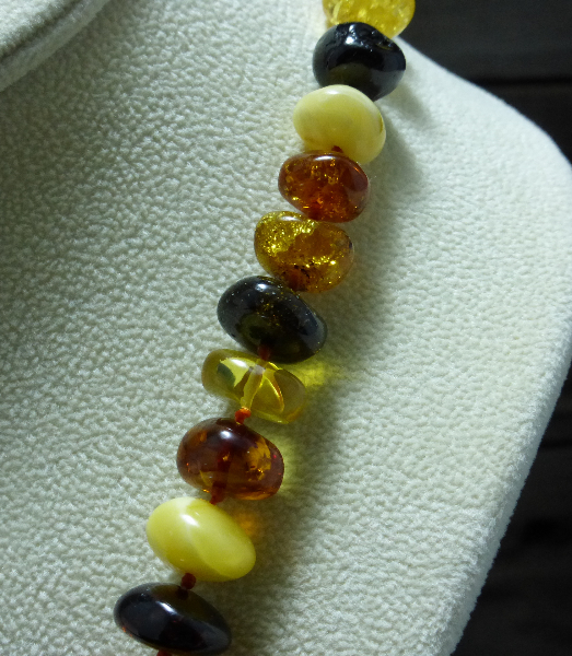 <u>Baltic Amber Necklace - Polished Lovely Multicolor</u><br>$59.97 w/ discount code: 25