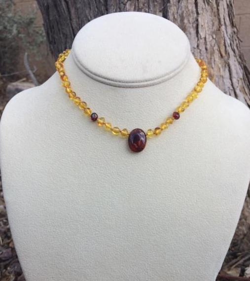 <u>Babies - Adult Polished Baltic Amber Necklace - Golden Cherry</u><br>From $17.21 w/ Code: NEW