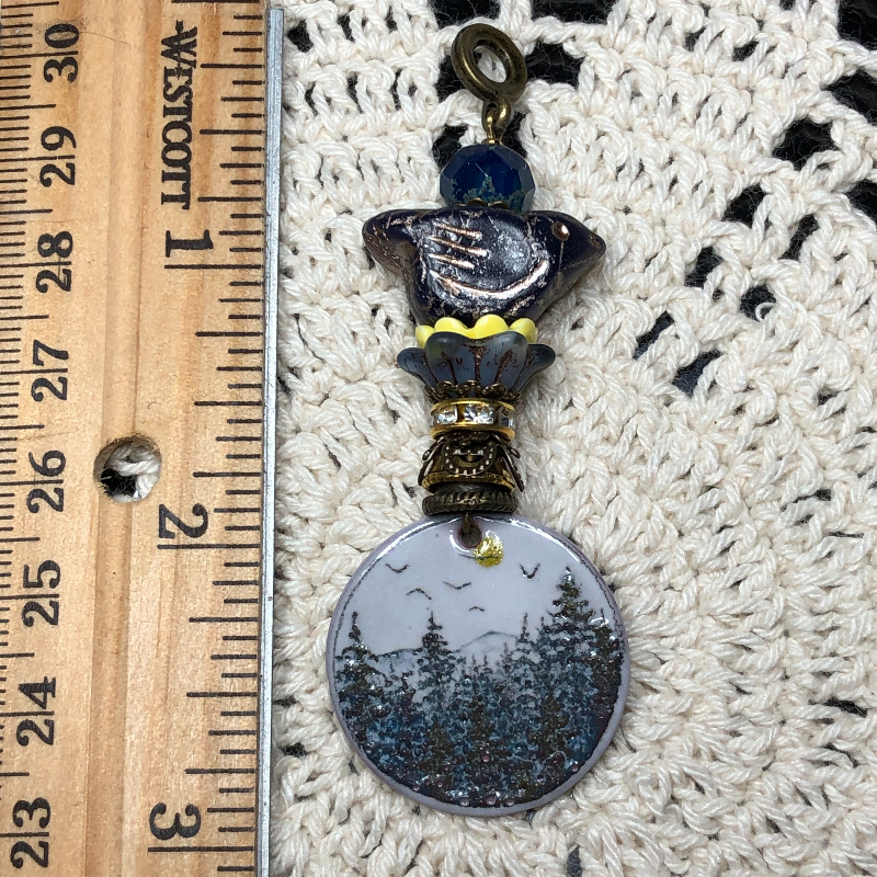 highest peak bird necklace pendant