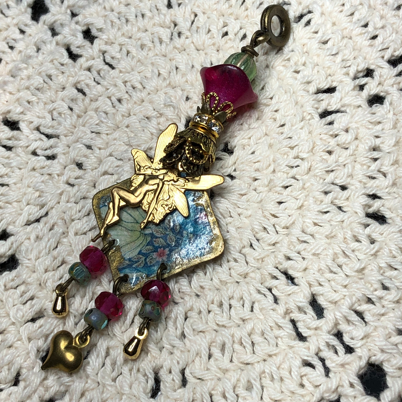 fairy of the divine gardens necklace pendant