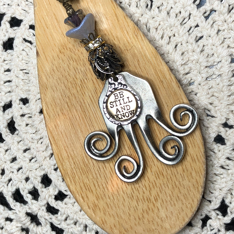 soulful octopus-necklace pendant