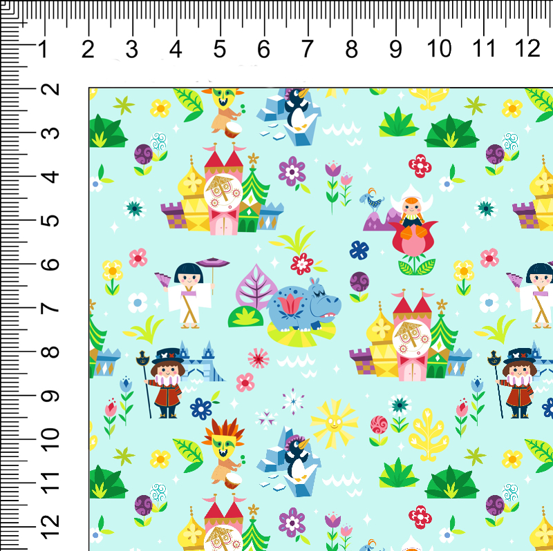 2yd cut Small World 2.0 Woven Retail