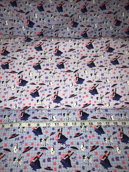1yd Cut Practically Perfect Mini Scale Woven  Fabric