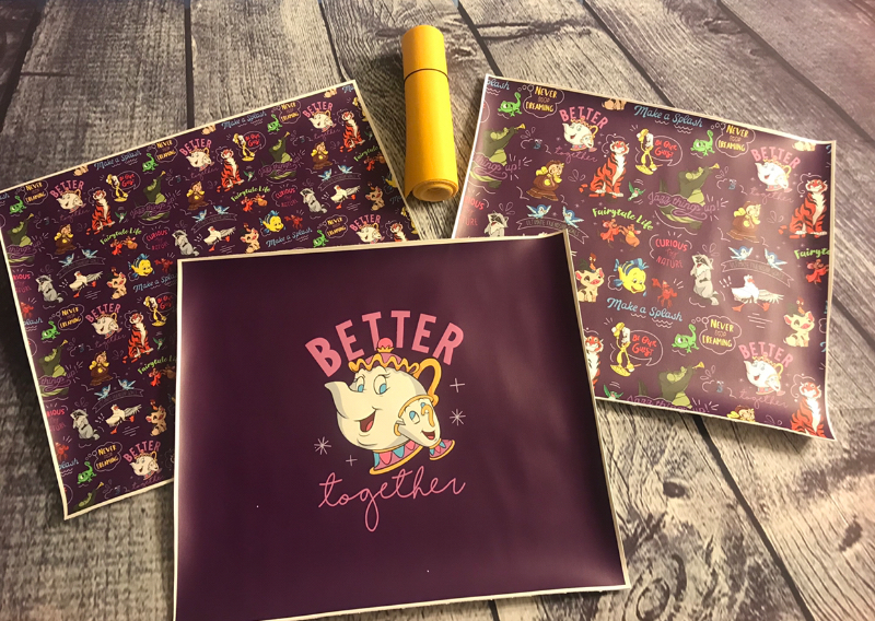 Smooth Vinyl Grape Better Together Set 2 tiny white dots flaw