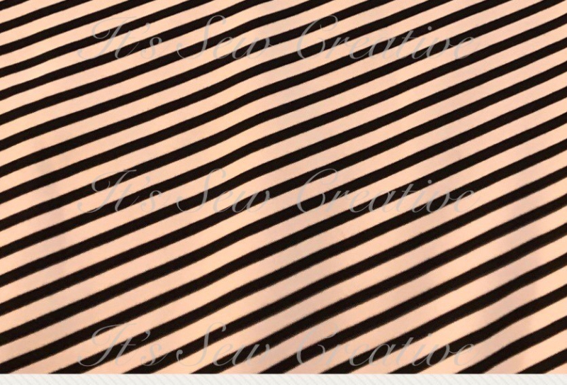 Black & White Stripes C/L (1 yd cut)