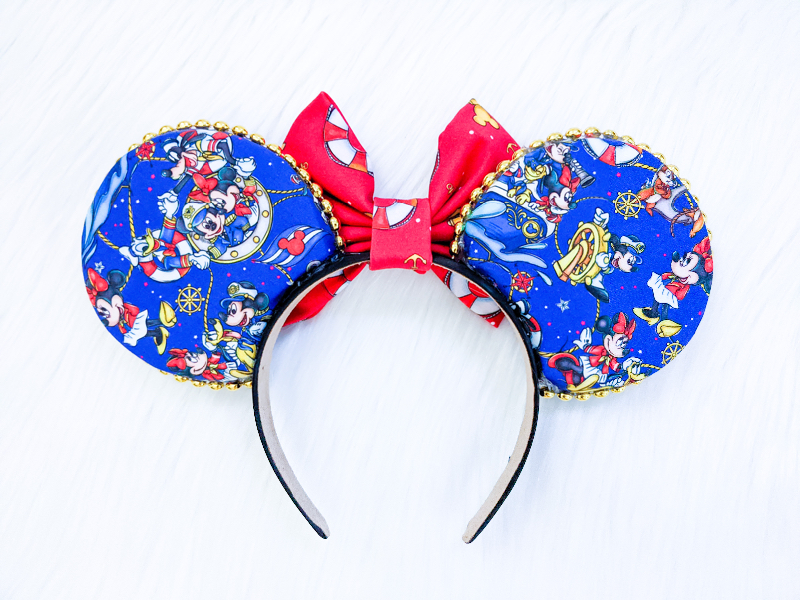 Cruise Characters EARS (Red Anchor Bow)