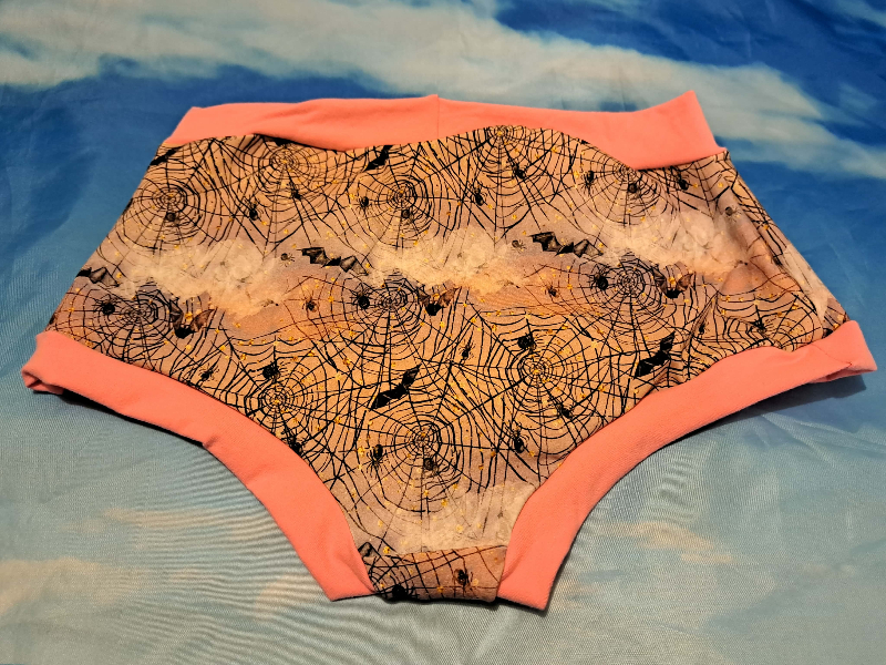 Large Spider Web Boy Short Scrundies Large Spider Web Boy Short Scrundies