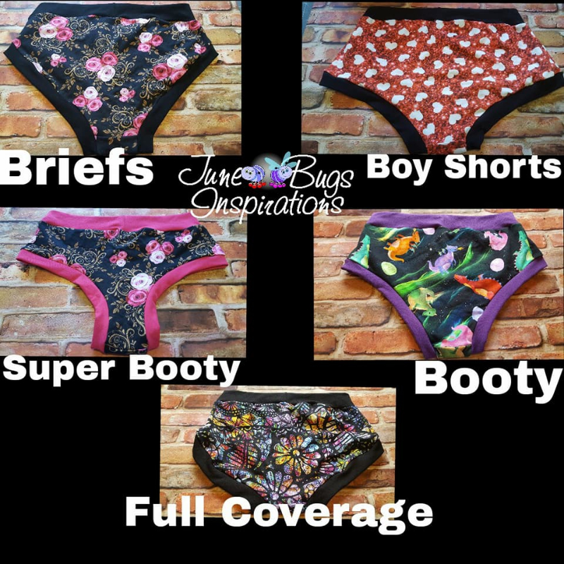 Large Floral Cresent Moon Booty Bunzies