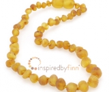 Amber Teething Necklace - Kids Unpolished Harvest - All Kids SizesInspired By Finn