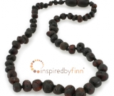 Amber Teething Necklace - Kids Unpolished Molasses - All Kids Sizes - Teething, Health & Wellness