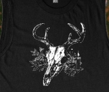 Deer Skull Spooky Oddities Muscle Tee Halloween Unisex Shirt Deer Skull Spooky Oddities Muscle Tee Halloween Unisex Shirt