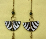 Handmade Brass and Bone Earrings Handmade Brass and Bone Earrings