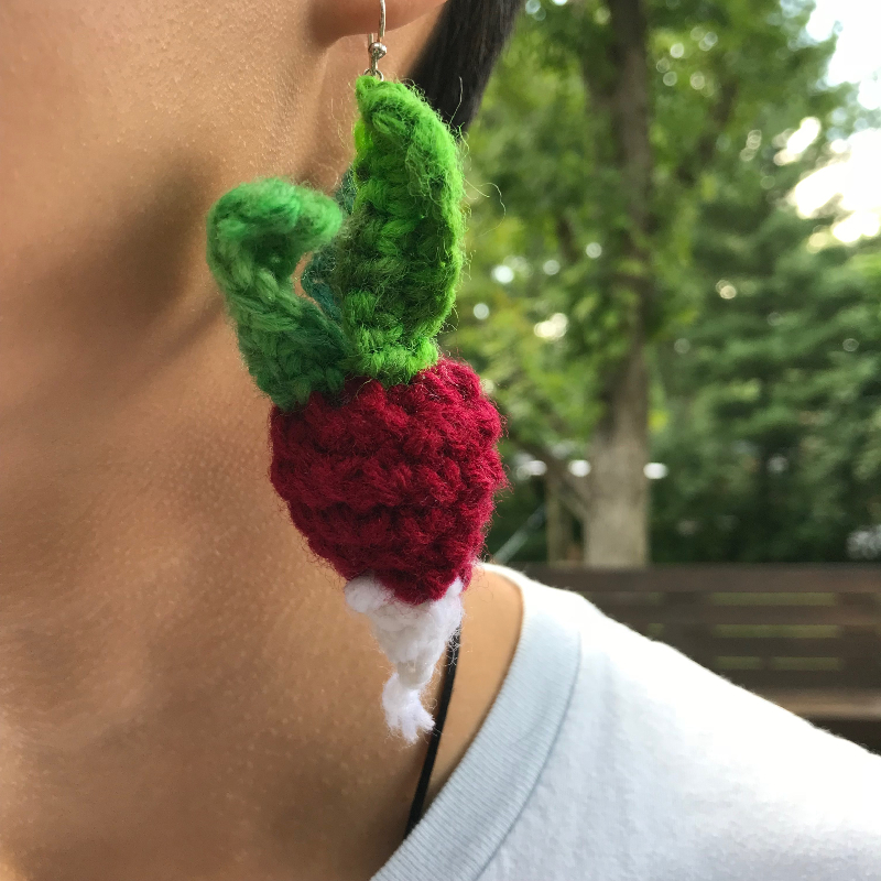 Luna Lovegood Radish Earrings Luna Lovegood Radish Earrings
