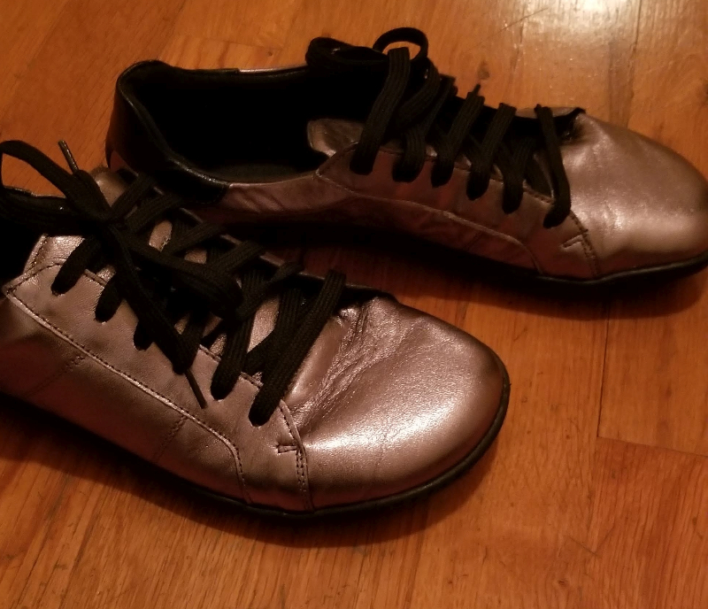 Groundies Ibiza, grey (silver) leather, size 38