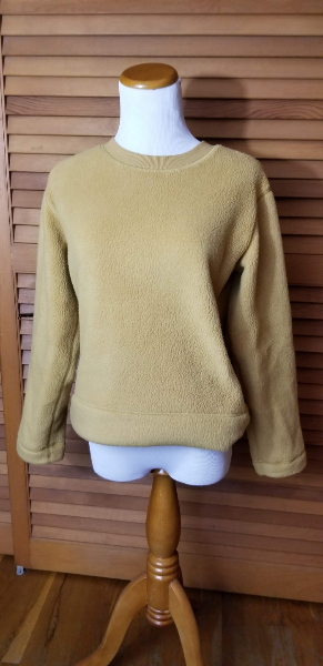 Everlane Renew Plush Fleece Sweatershirt - Honeycomb, XS
