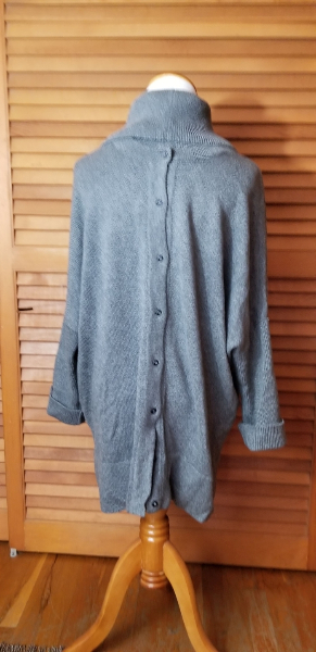 Vetta Capsule Oversized Sweater - Grey, Small