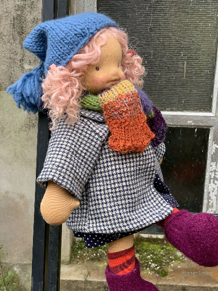 ooak BROOKLYN, 16.5" waldorf inspired doll