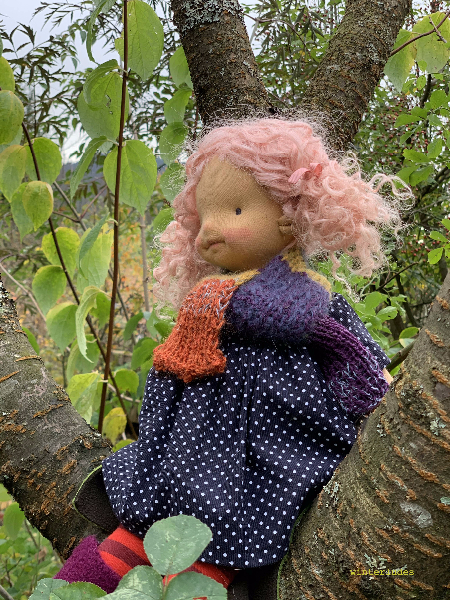 ooak BROOKLYN, 16.5" waldorf inspired doll