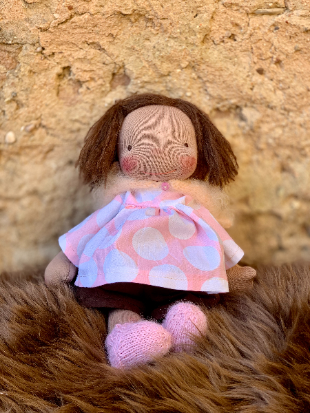 00AK Naphtalia, 12" waldorf inspired doll