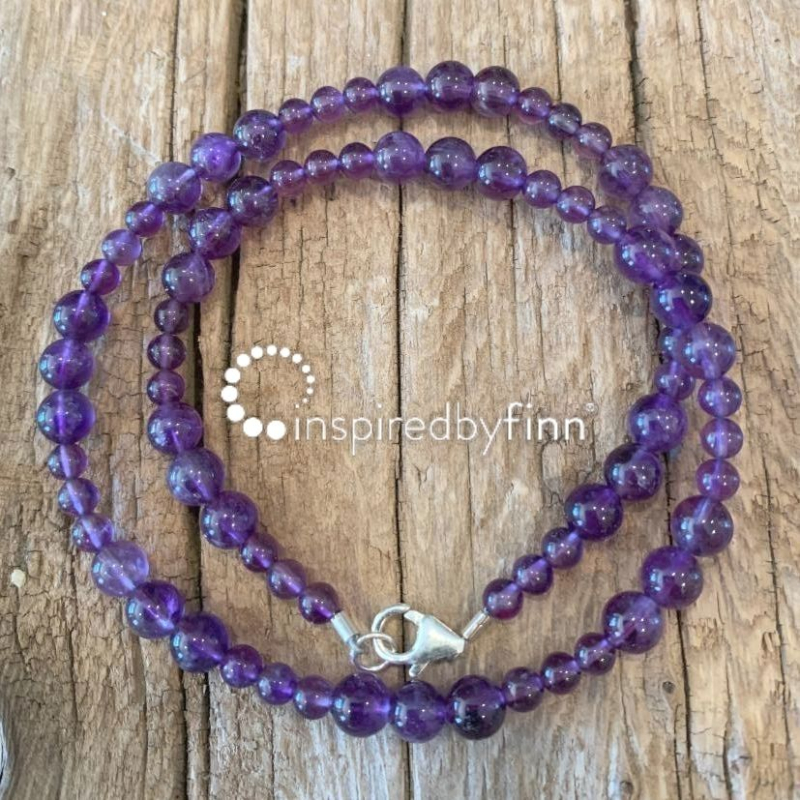 <u>Amethyst - Protection and Purification</u><br>Kids Necklace