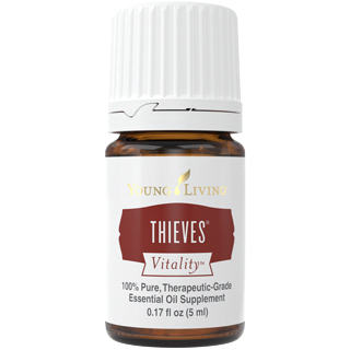 <u>Thieves Vitality Essential Oil<br>Supports Immune System<br></u>.17 fl oz (5 ml)<br>