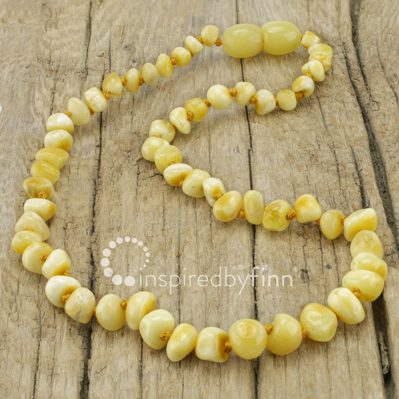 <u>SALE! Kids Amber Teething Necklace - Polished Variegated - Sizes 10.5-15" - Teething, Health & Wellness</u>