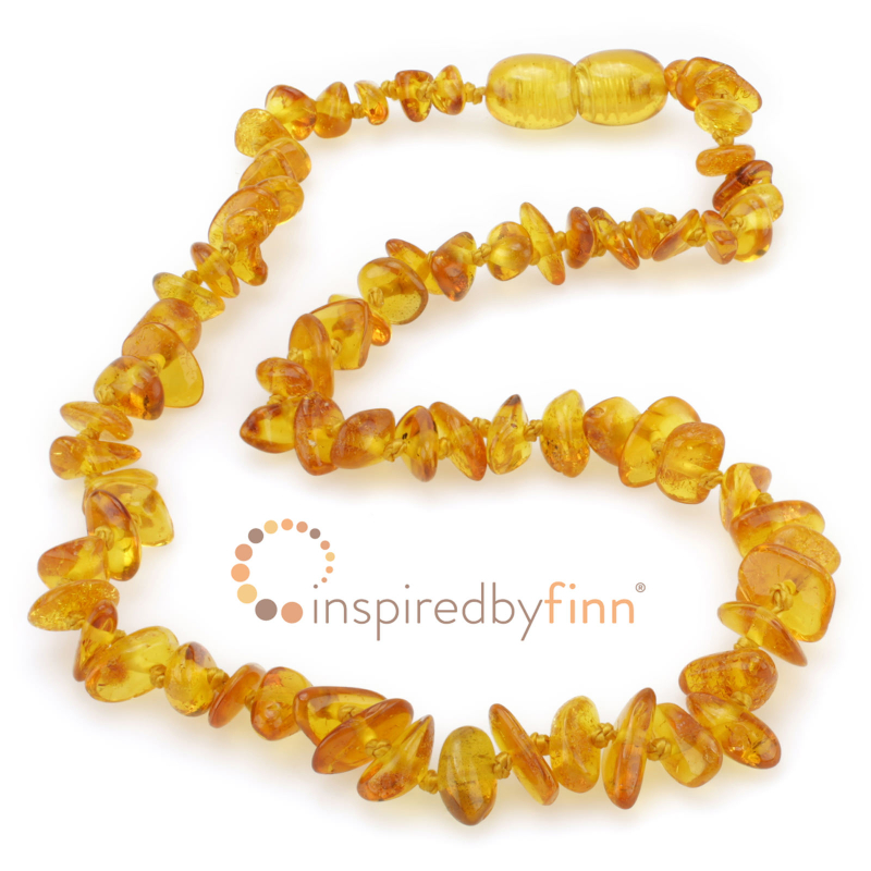 <u>SALE! Baltic Amber Adult/Adolescent Necklace - Golden Swirl</u>