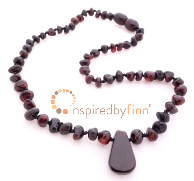 <u>Amber Necklace - Kids Polished Pendant Dk Cherry - Size 11.5-12.5" - Teething, Health & Wellness</u> <u>Amber Necklace - Kids Polished Pendant Dk Cherry - Size 11.5-12.5" - Teething, Health & Wellness</u>