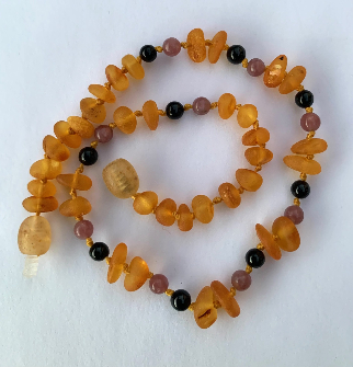 <u>Amber Necklace - Chip Hyperactivity - Sizes 11.5 to 17" - Teething, Health & Wellness