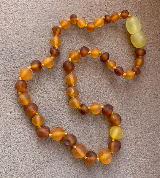 <u>Amber Necklace - 10.5-11.5"<br>Unpolished Imperfect Mix - Teething, Health & Wellness</u>