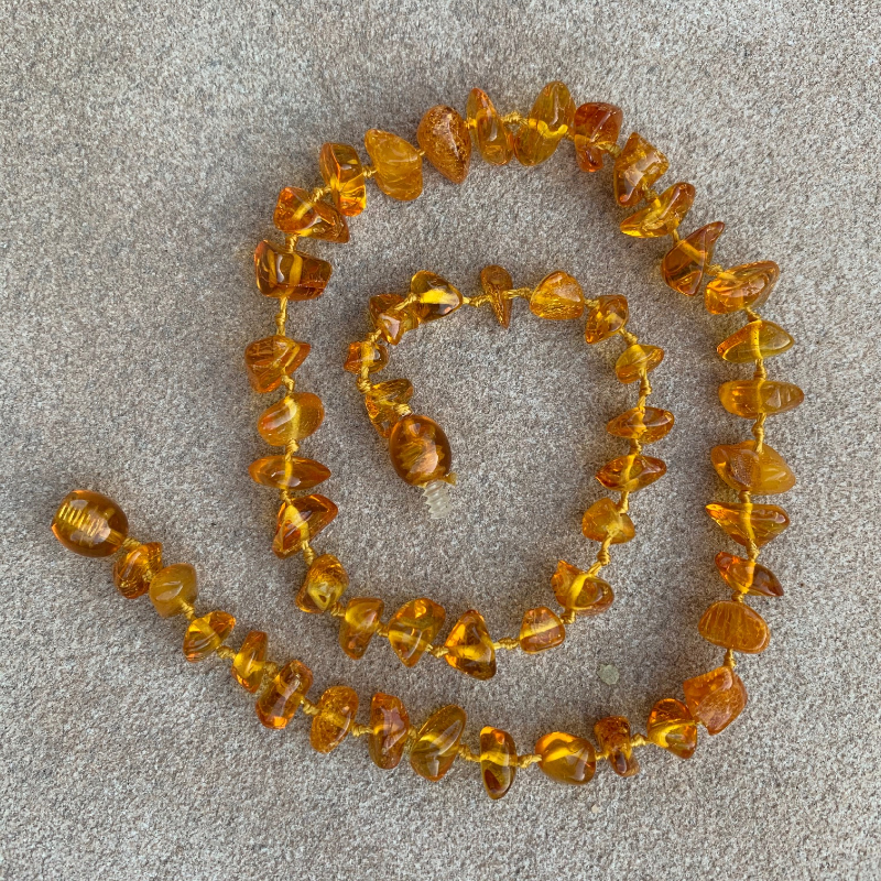 <u>Tightening Our Belts SALE! Baltic Amber Necklace Apx. 14"- Kids Teething, Health & Wellness - GSwirl