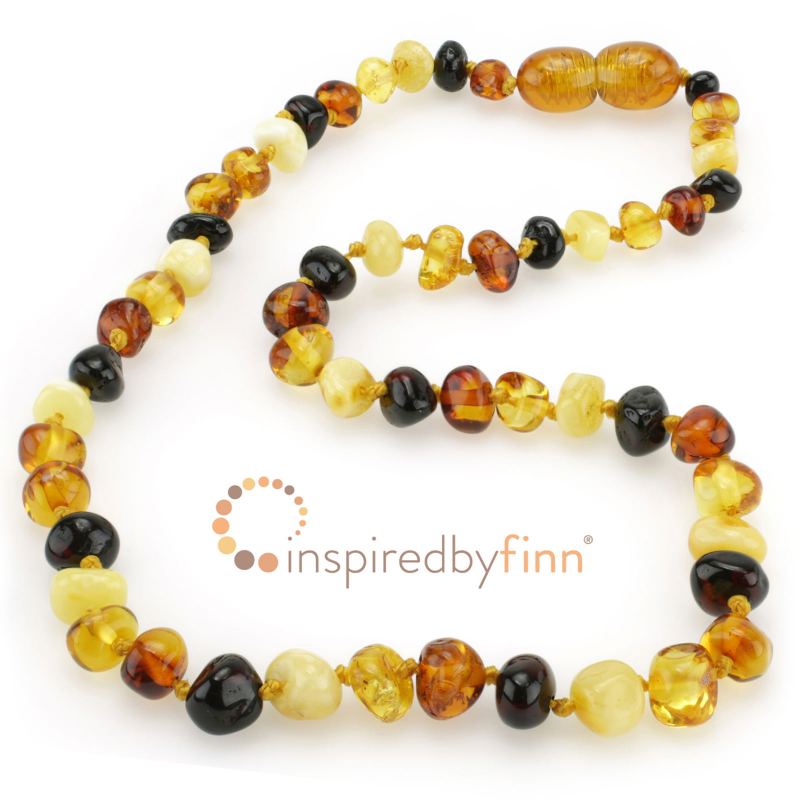 <u>SALE! Kids Amber Teething Necklace - Size 11.5-12.5" Polished 4 Different - All Kids Sizes - Teething, Health & Wellness</u>