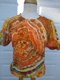 Geode Tie-Dye T-shirt LARGE #09