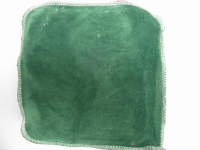 Green Cotton Velour Wipe