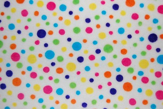 9.1yd x 60" Carnival Dot - MINKY fabric
