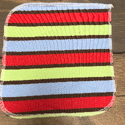 Denim Stripe/Velour Wipe