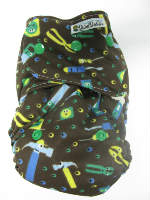 Brown Tools /w lemon organic bamboo velour - PUL Ai2