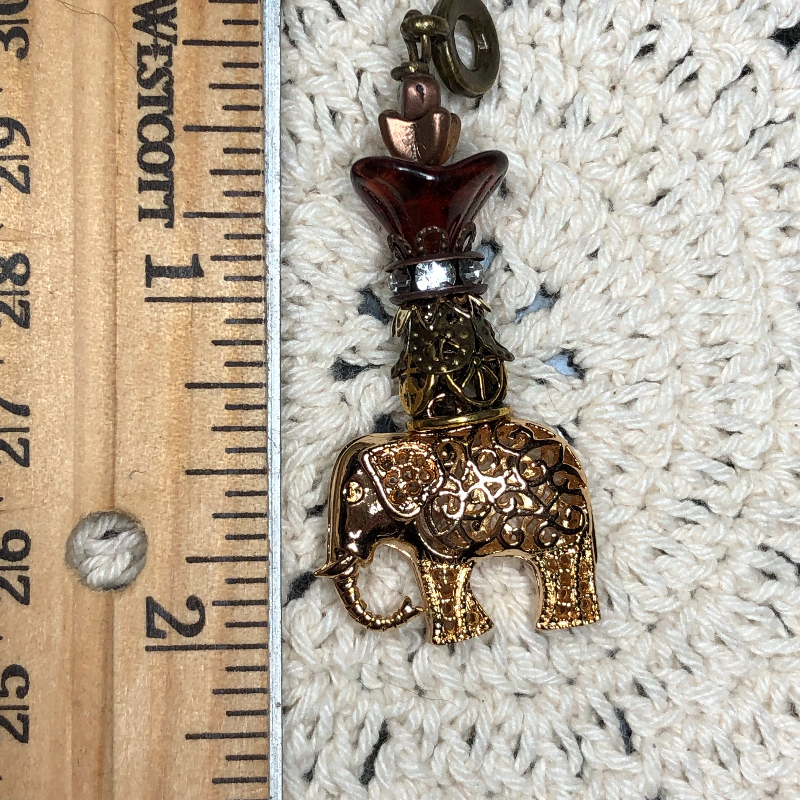 rose gold elephant necklace pendant