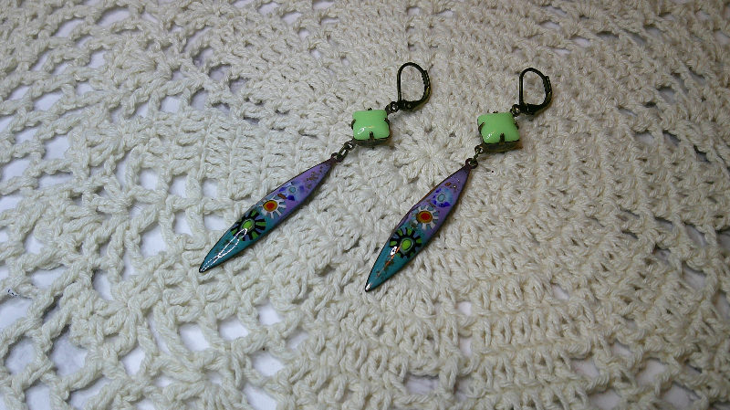 earrings-woodland flora