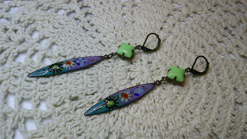 earrings-woodland flora