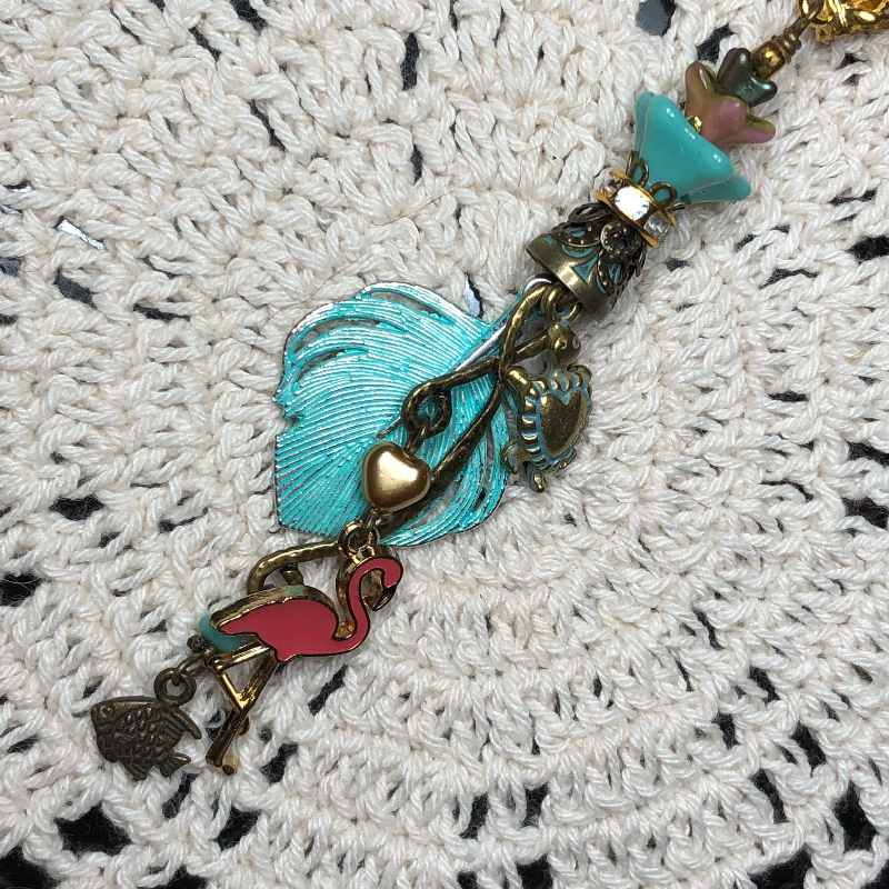 tropical charmed sea side necklace pendant