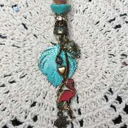tropical charmed sea side necklace pendant