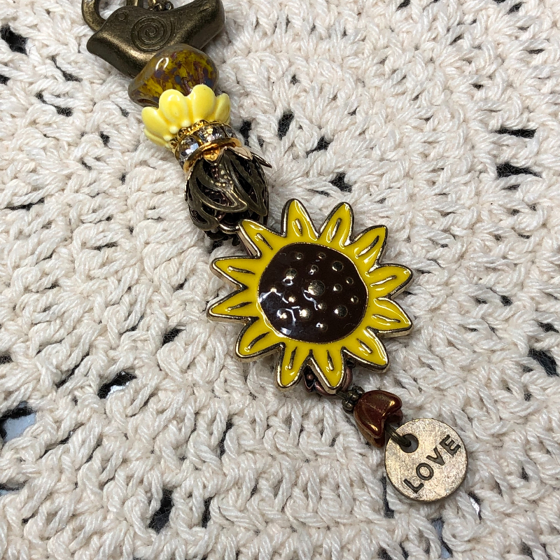 sunshine of my love bird sunflower necklace pendant