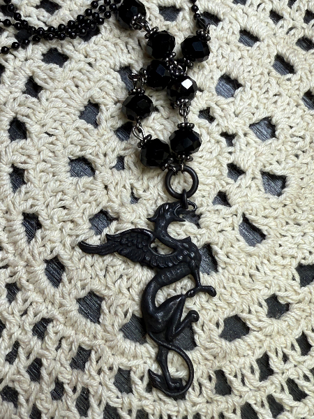 black dragon necklace