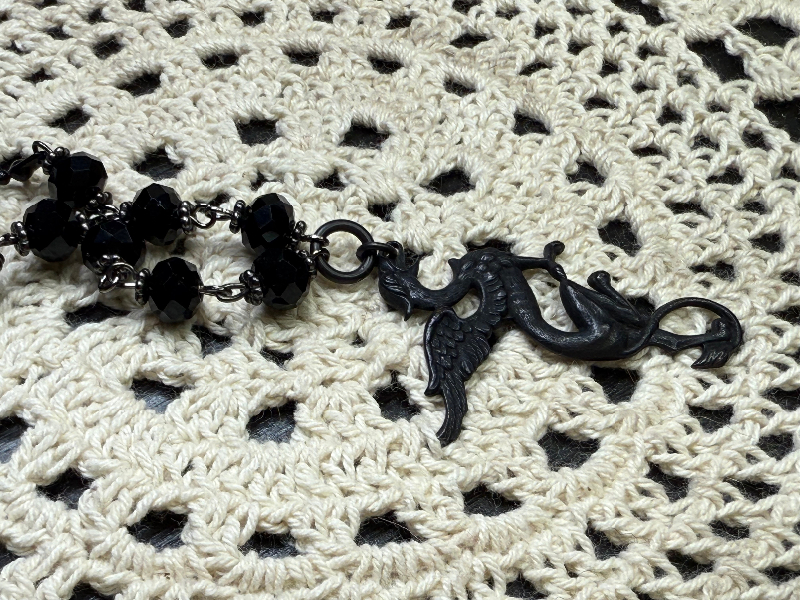 black dragon necklace