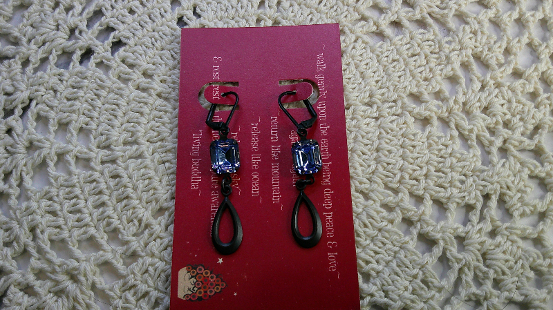 earrings- santa fe blue