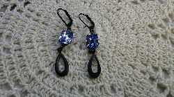 earrings- santa fe blue