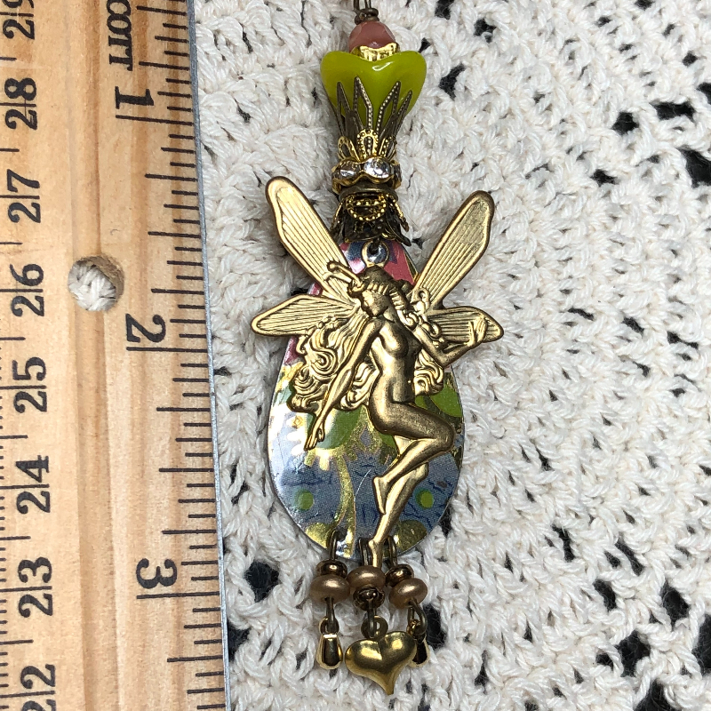 friendship fairy honoring the richness of sharing life necklace pendant